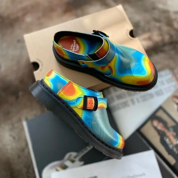 Dr. Martens Colorful Wave Mules - Picture 6 of 16